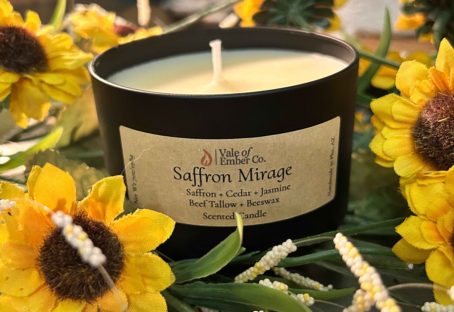 Tallow and Beeswax Scented Candles | Matte Tins