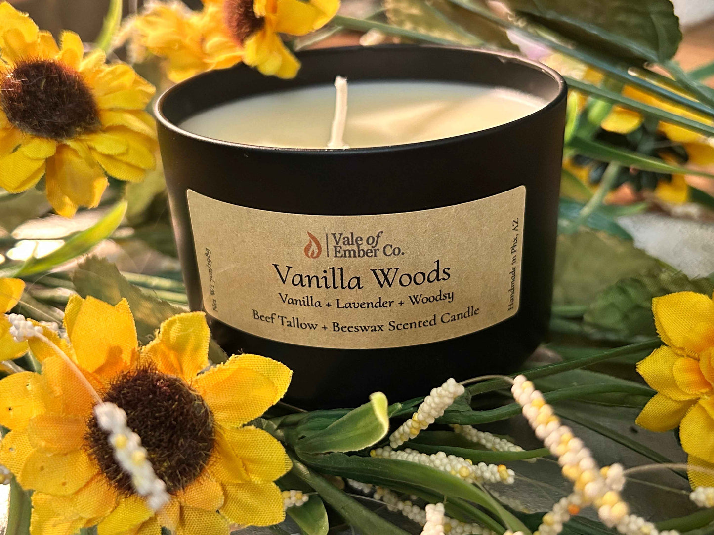 Tallow and Beeswax Scented Candles | Matte Tins
