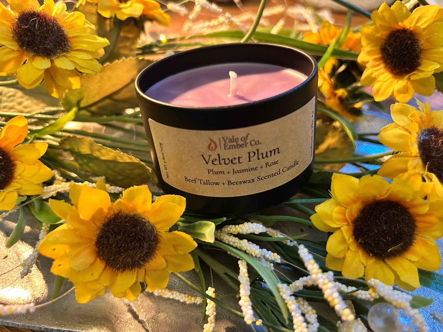 Tallow and Beeswax Scented Candles | Matte Tins