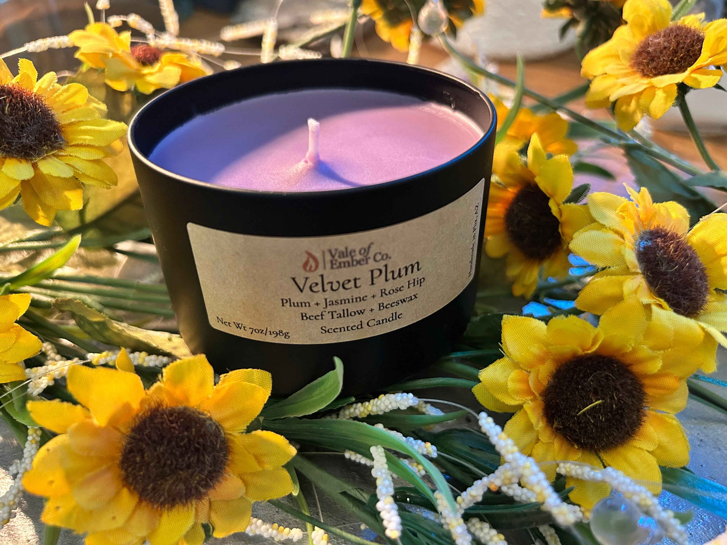 Tallow and Beeswax Scented Candles | Matte Tins