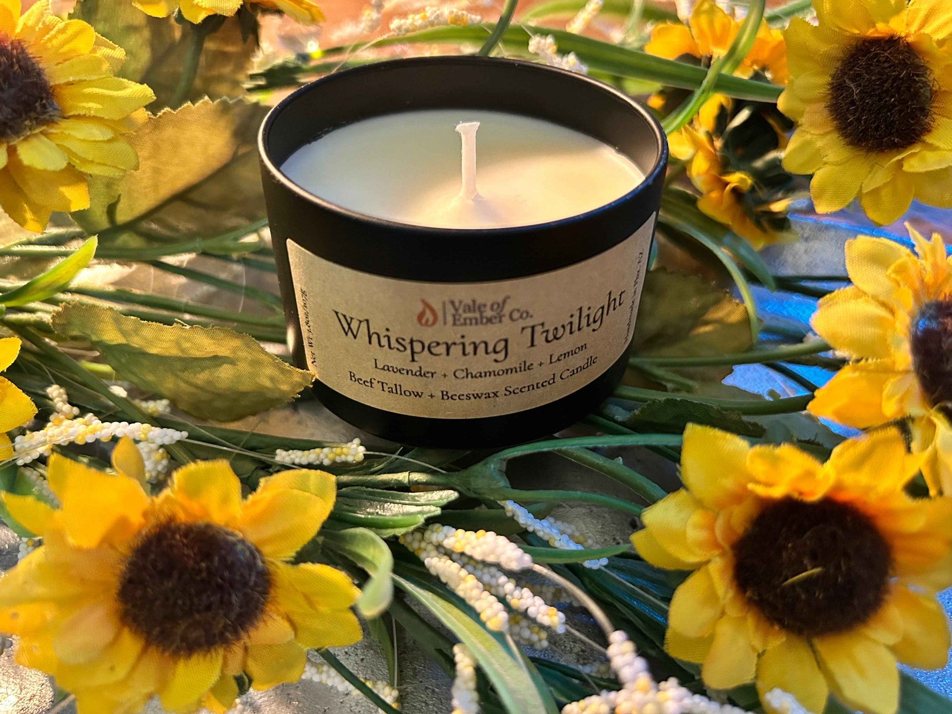 Tallow and Beeswax Scented Candles | Matte Tins