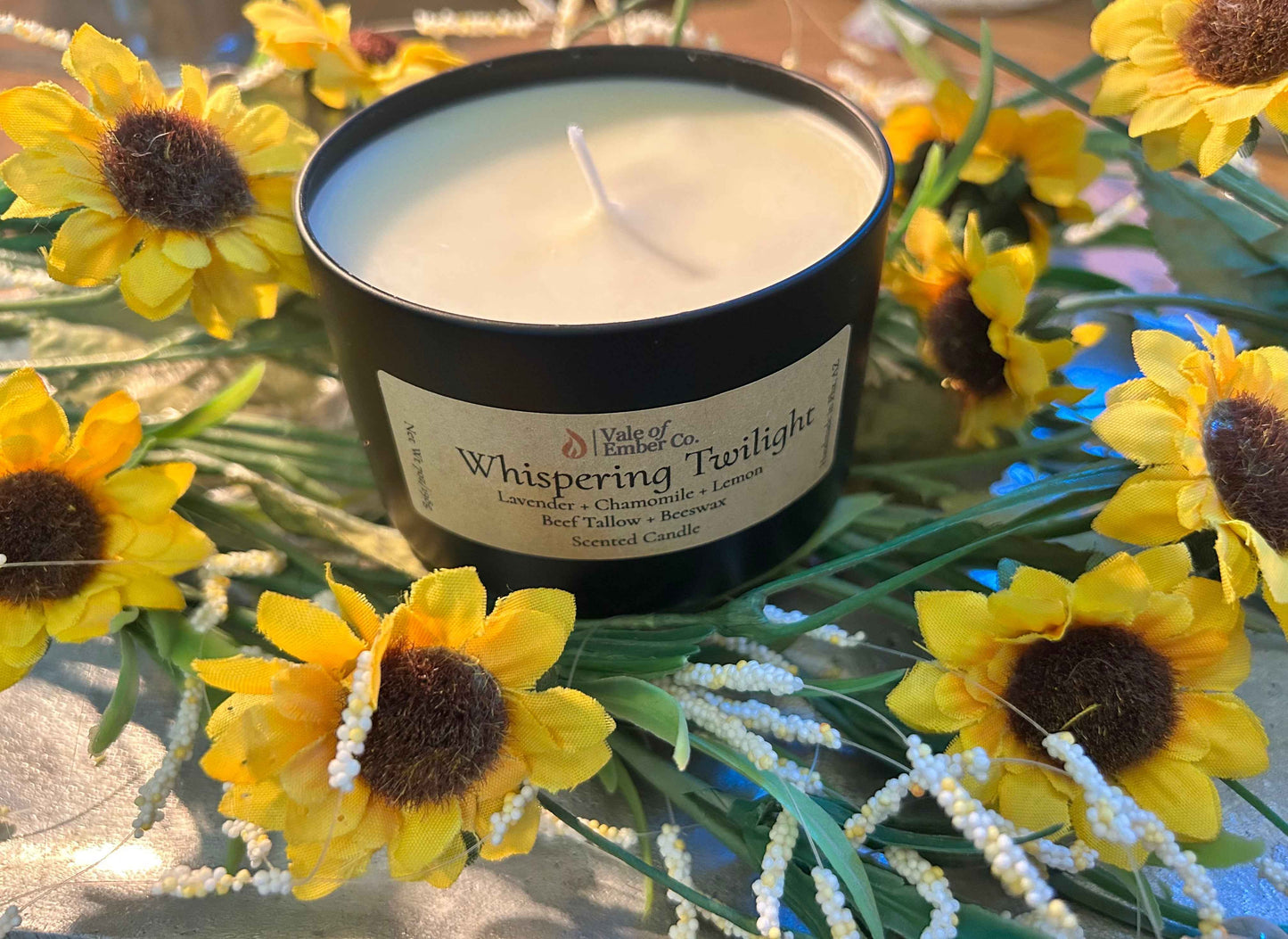 Tallow and Beeswax Scented Candles | Matte Tins